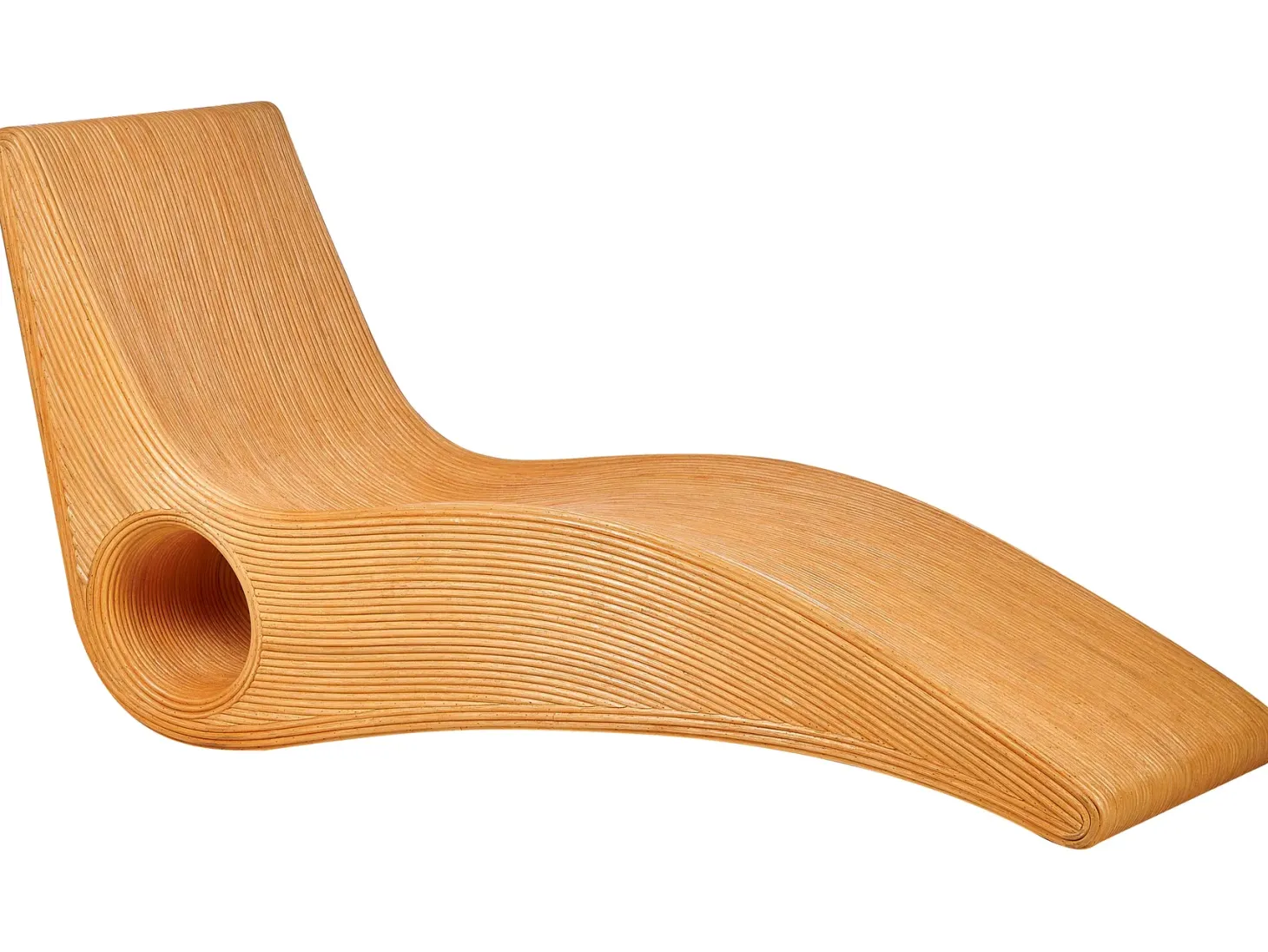 Leżak ogrodowy AIROLE Rattan Brązowy