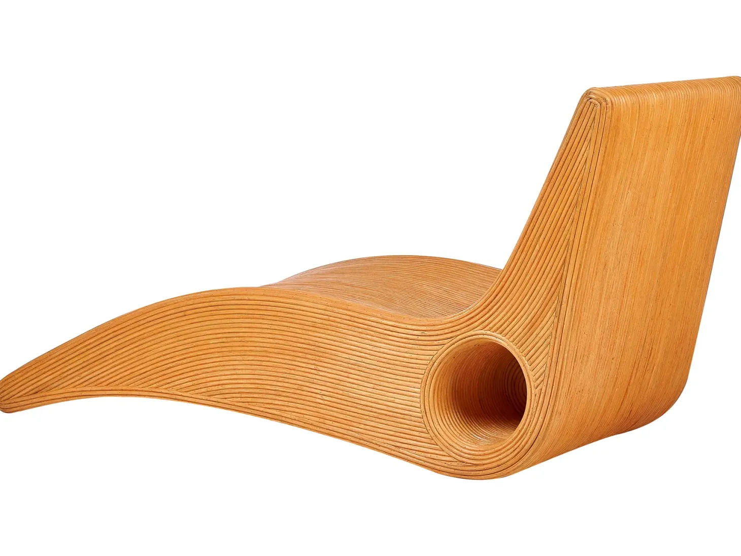 Leżak ogrodowy AIROLE Rattan Brązowy