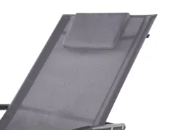 Leżak ogrodowy bujany CARANO II Metal Szary