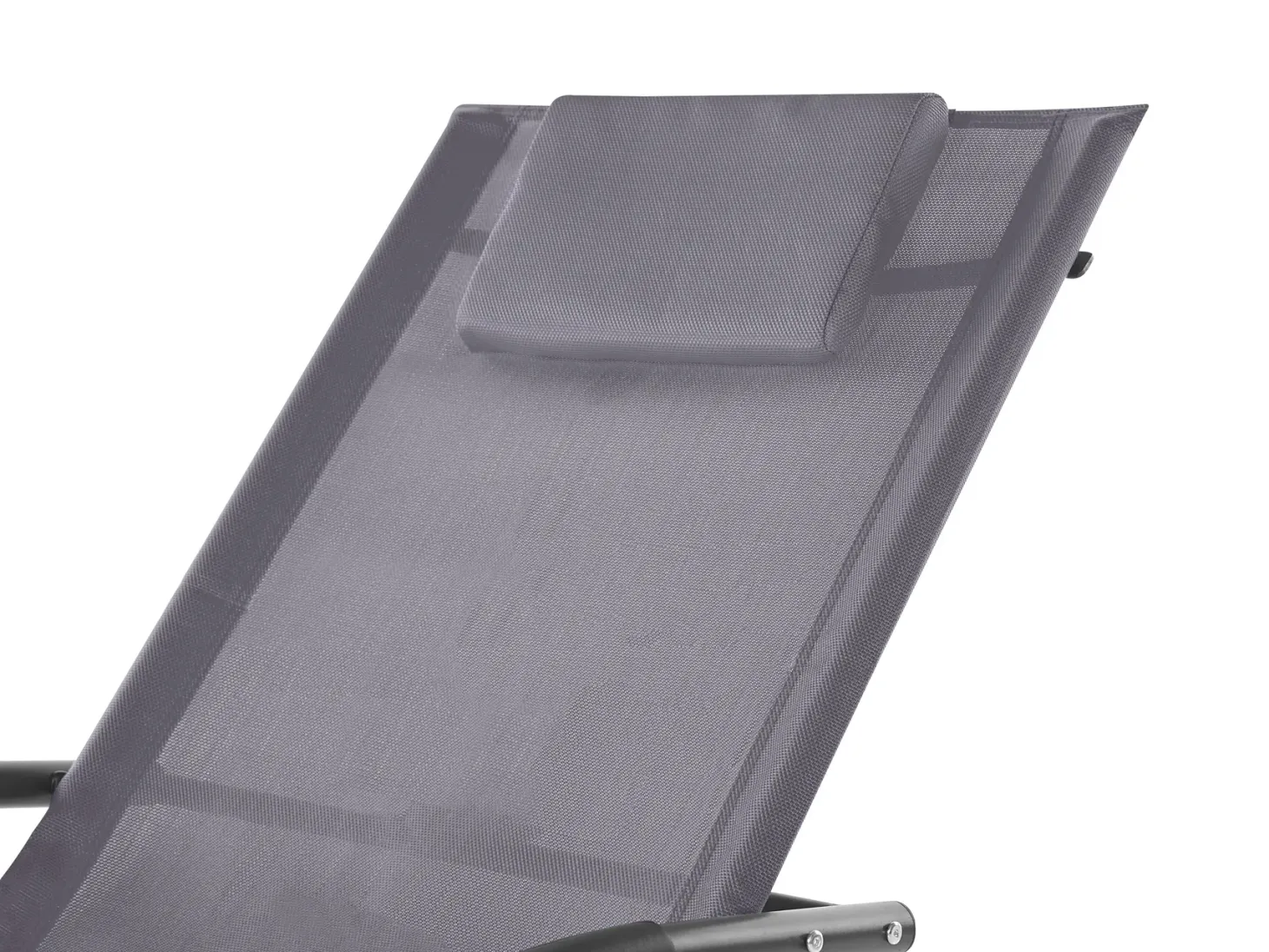 Leżak ogrodowy bujany CARANO II Metal Szary