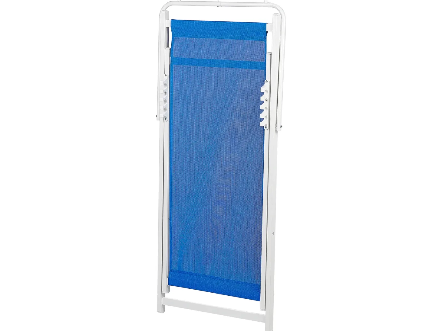 Leżak ogrodowy składany LOCRI II Metal Niebieski