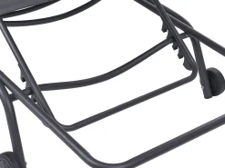 Leżak ogrodowy VOLTERRA Rozkładany Metal Beżowy