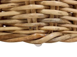 Leżak ogrodowy z poduszką BELSITO Rattan Naturalny