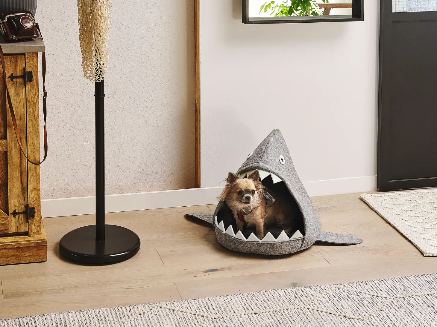 Legowisko PIRANHA Filc Jasnoszary
