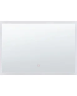 Lustro łazienkowe LED ADOUR 80 cm 60 cm Srebrny