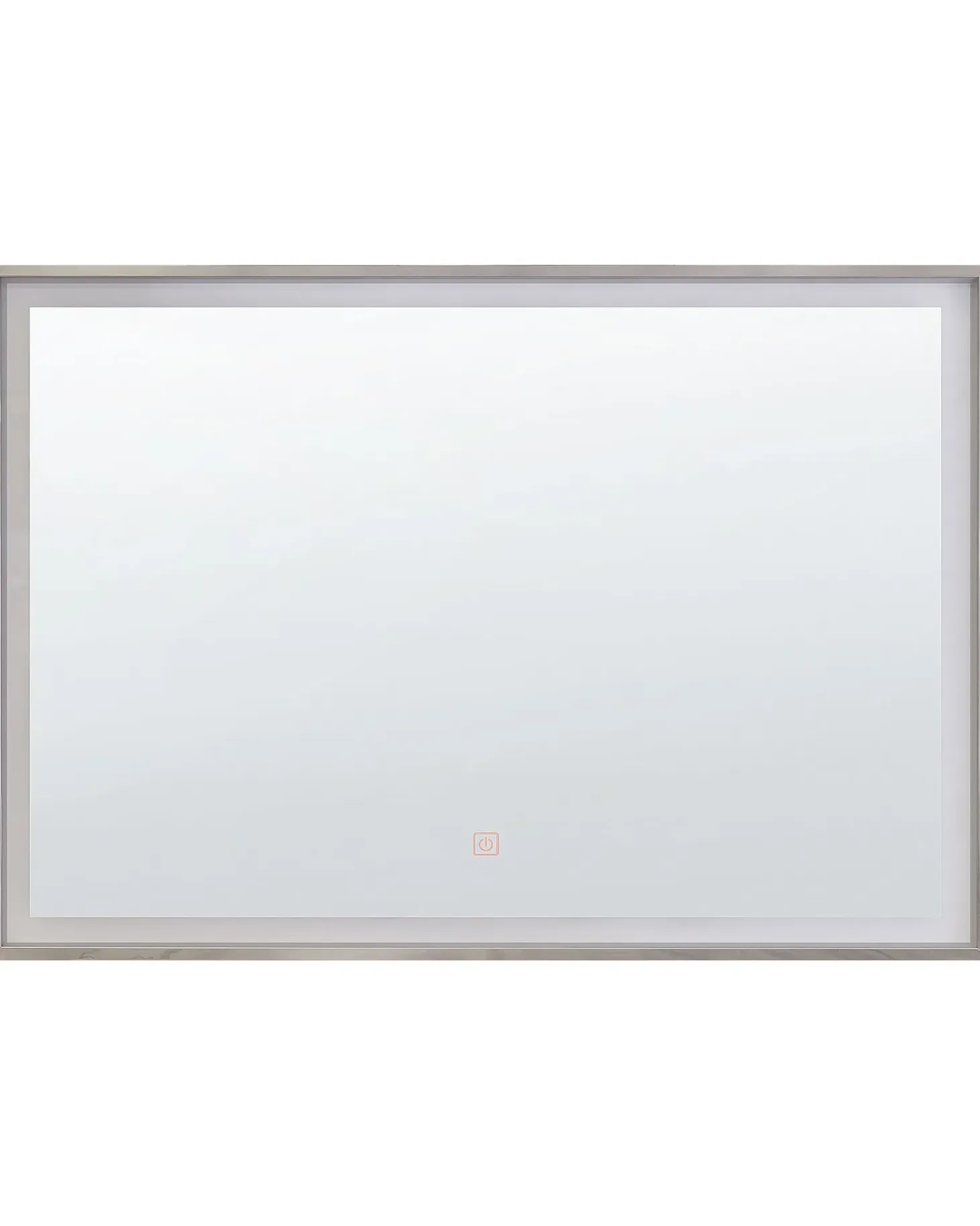 Lustro łazienkowe LED ARGENS 80 cm 60 cm Srebrny