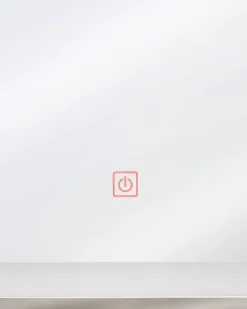 Lustro łazienkowe LED ARGENS 80 cm 60 cm Srebrny