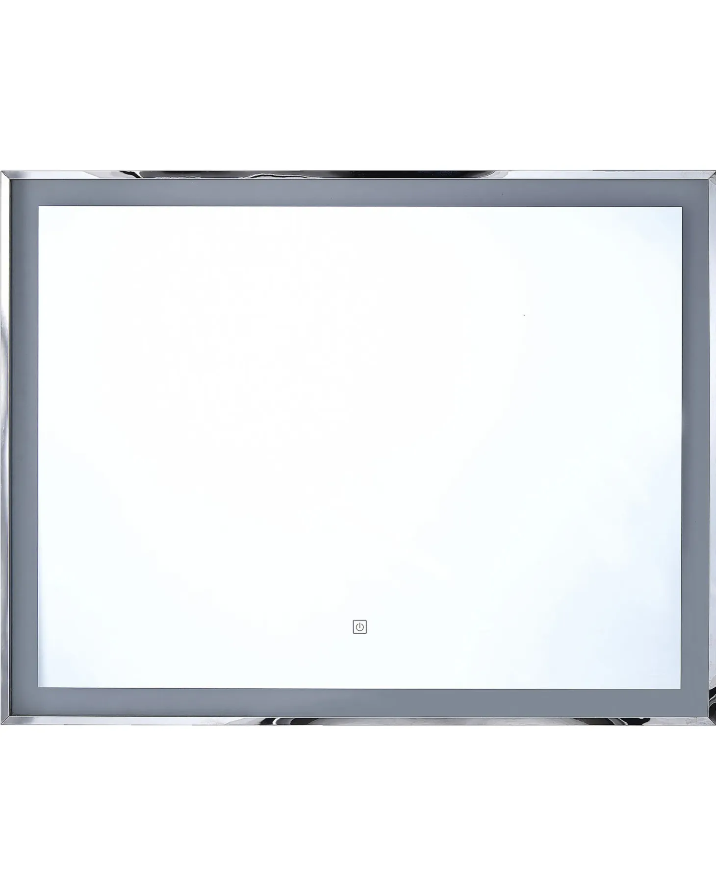 Lustro łazienkowe LED ARGENS 90 cm 70 cm Srebrny