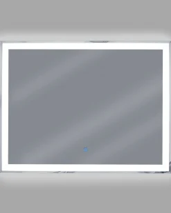 Lustro łazienkowe LED ARGENS 90 cm 70 cm Srebrny