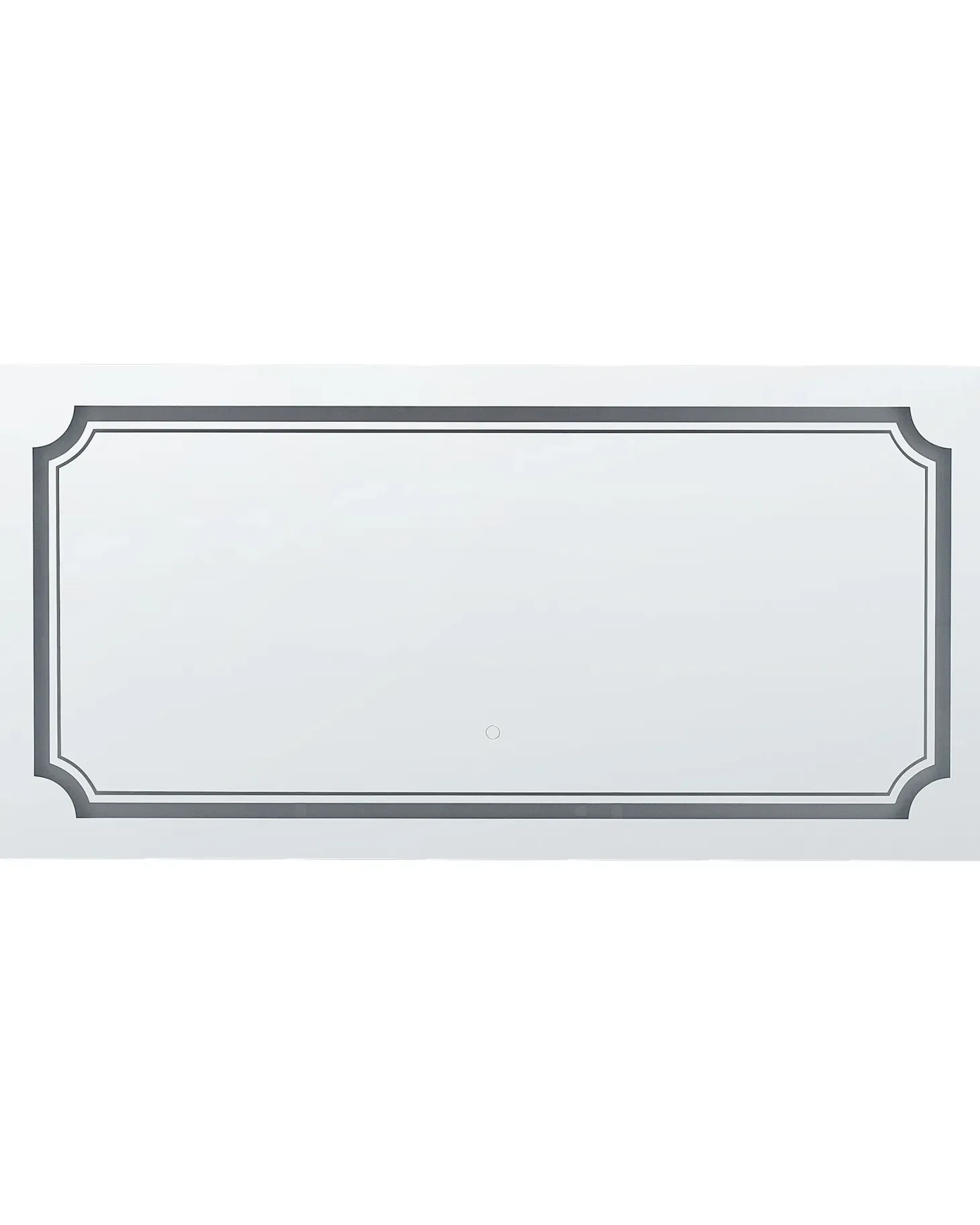 Lustro łazienkowe LED ARROMACHNES 120 cm 60 cm Srebrny