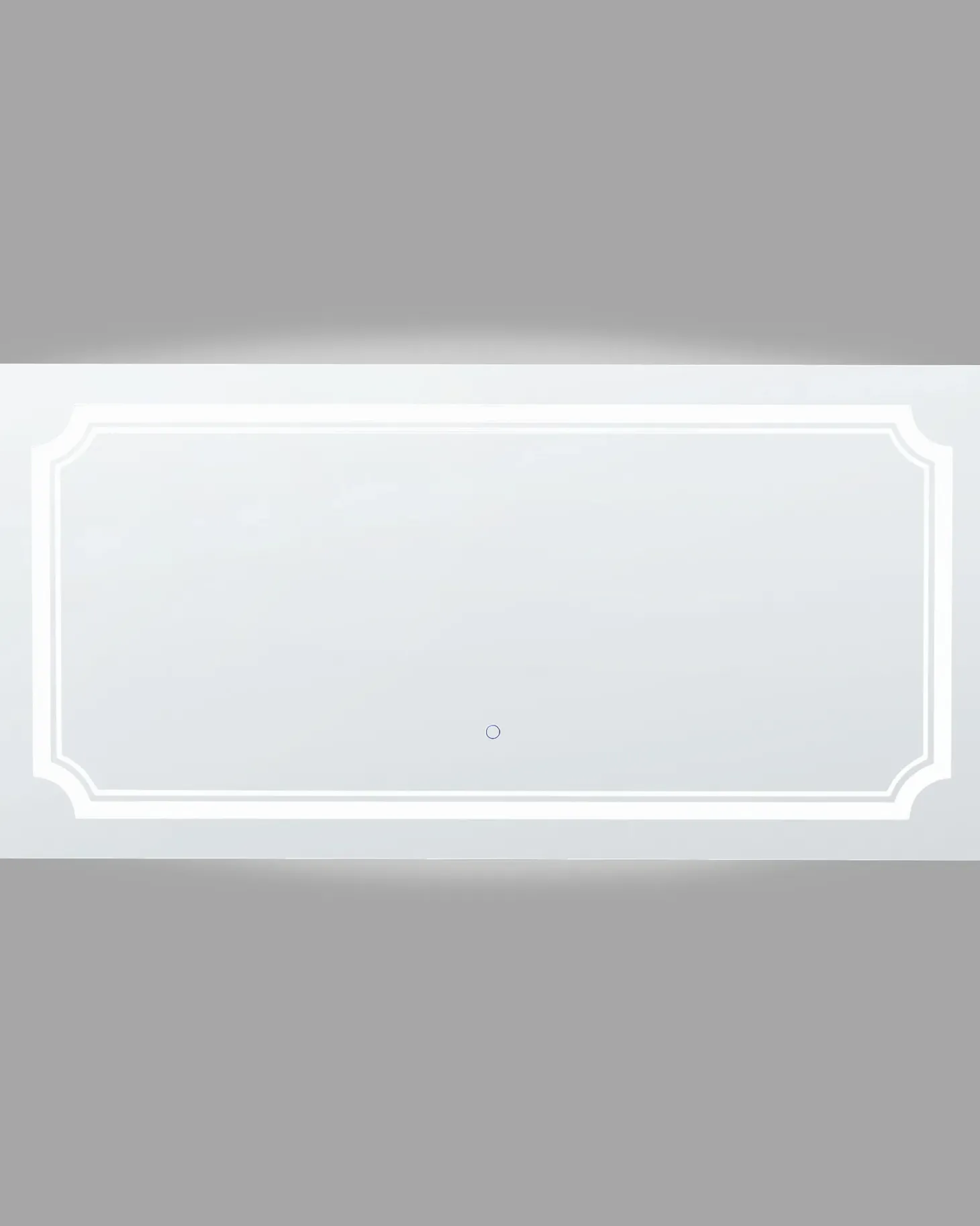 Lustro łazienkowe LED ARROMACHNES 120 cm 60 cm Srebrny