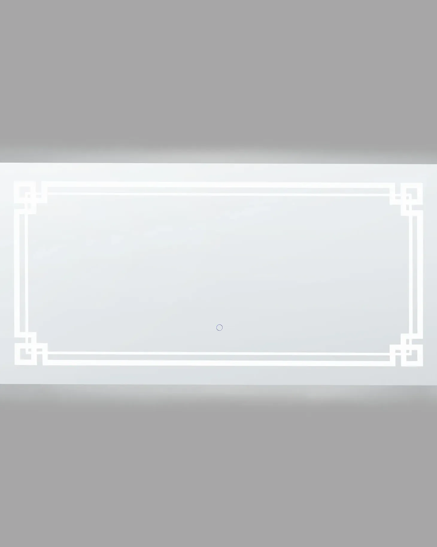 Lustro łazienkowe LED AVRANCHES 120 cm 60 cm Srebrny