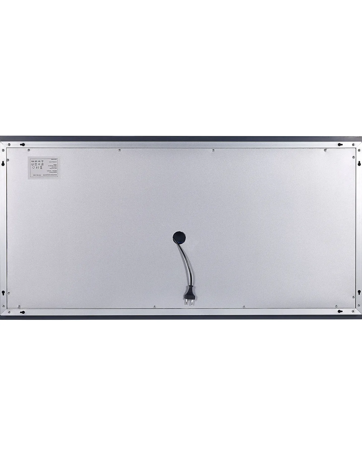 Lustro łazienkowe LED AVRANCHES 120 cm 60 cm Srebrny
