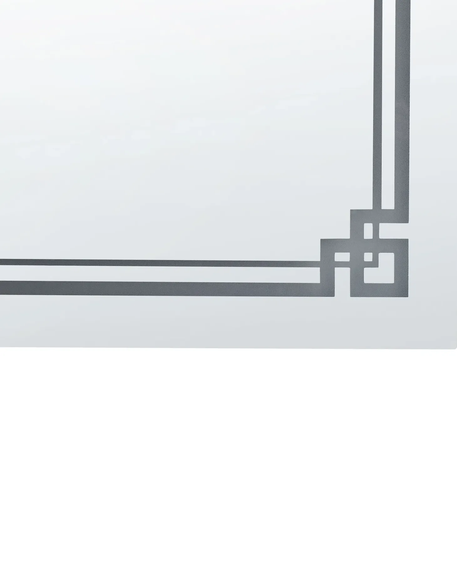 Lustro łazienkowe LED AVRANCHES 120 cm 60 cm Srebrny
