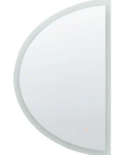 Lustro łazienkowe LED BEZONS 49 cm 80 cm Srebrny