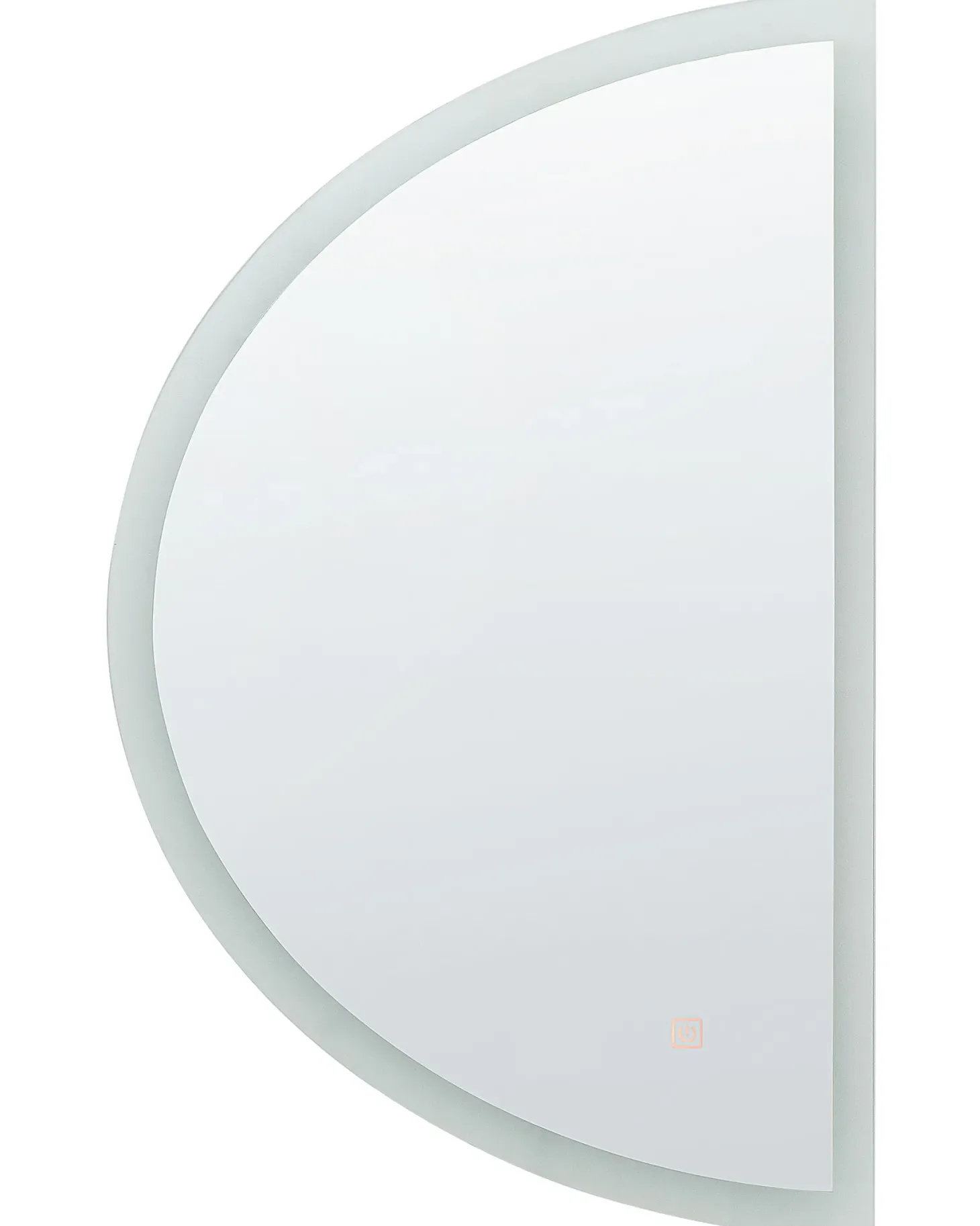 Lustro łazienkowe LED BEZONS 49 cm 80 cm Srebrny