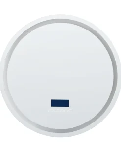 Lustro łazienkowe LED BROGNON 60 cm 60 cm Wbudowany głośnik Bluetooth Srebrny