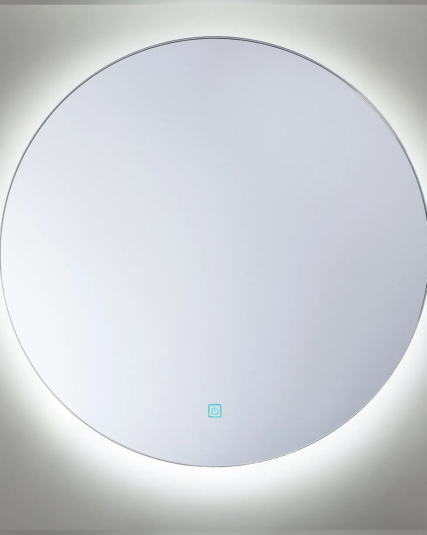 Lustro łazienkowe LED CALLAC 60 cm 60 cm Srebrny