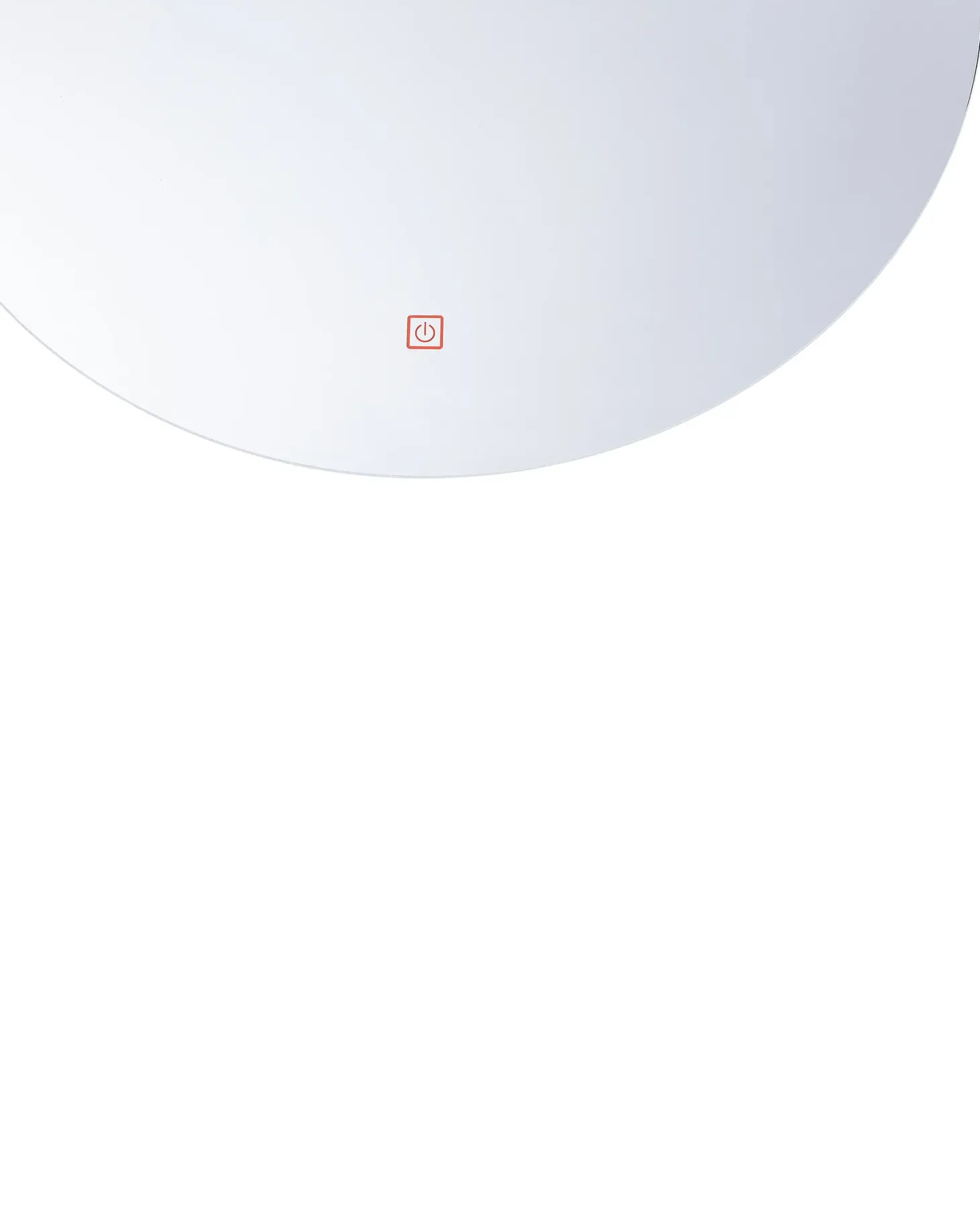 Lustro łazienkowe LED CALLAC 60 cm 60 cm Srebrny