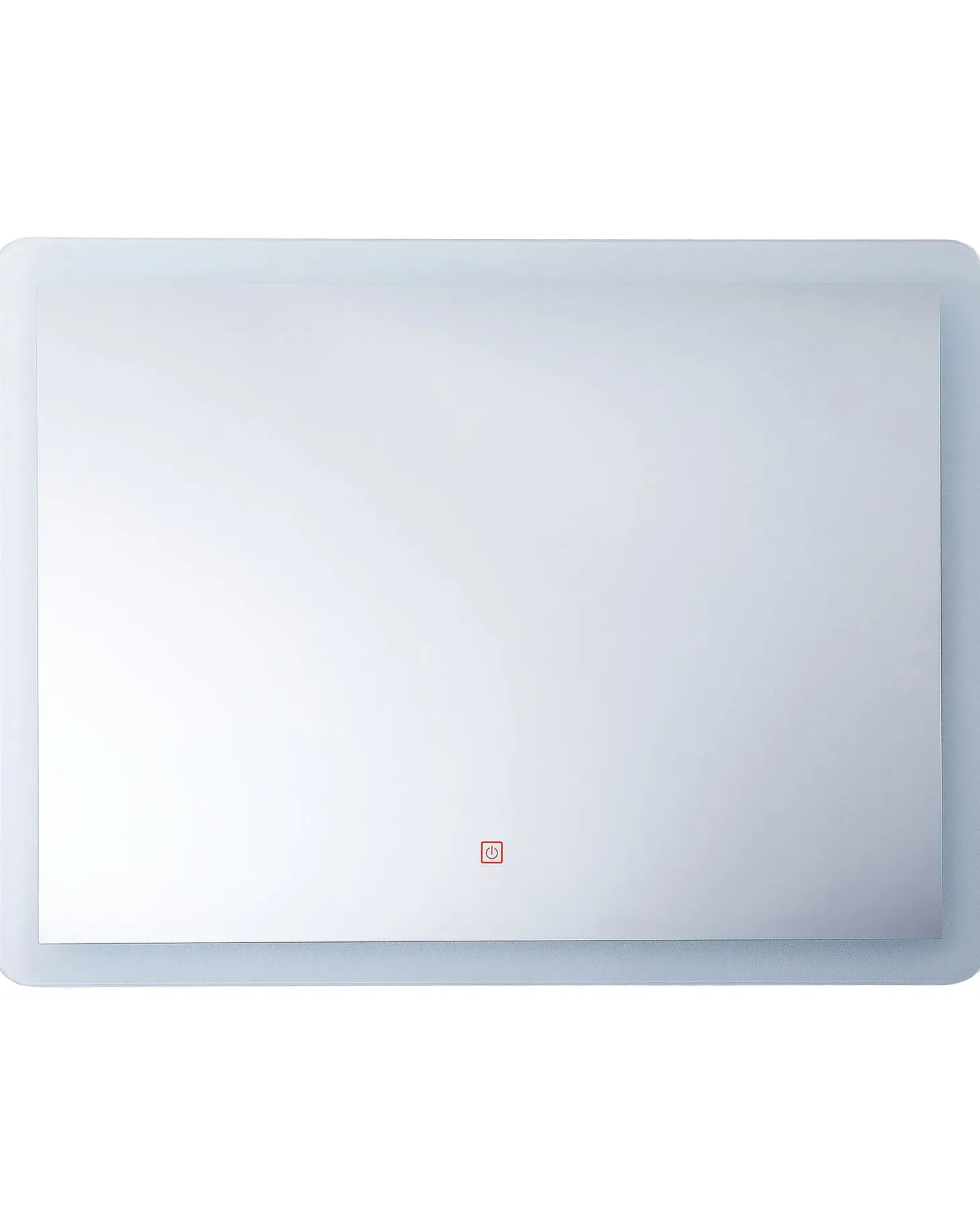 Lustro łazienkowe LED CORROY 80 cm 60 cm Srebrny
