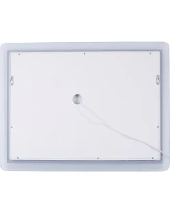 Lustro łazienkowe LED CORROY 80 cm 60 cm Srebrny