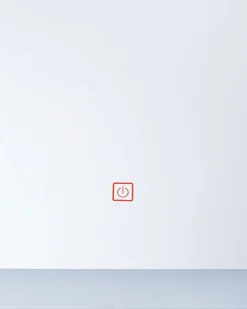 Lustro łazienkowe LED CORROY 80 cm 60 cm Srebrny