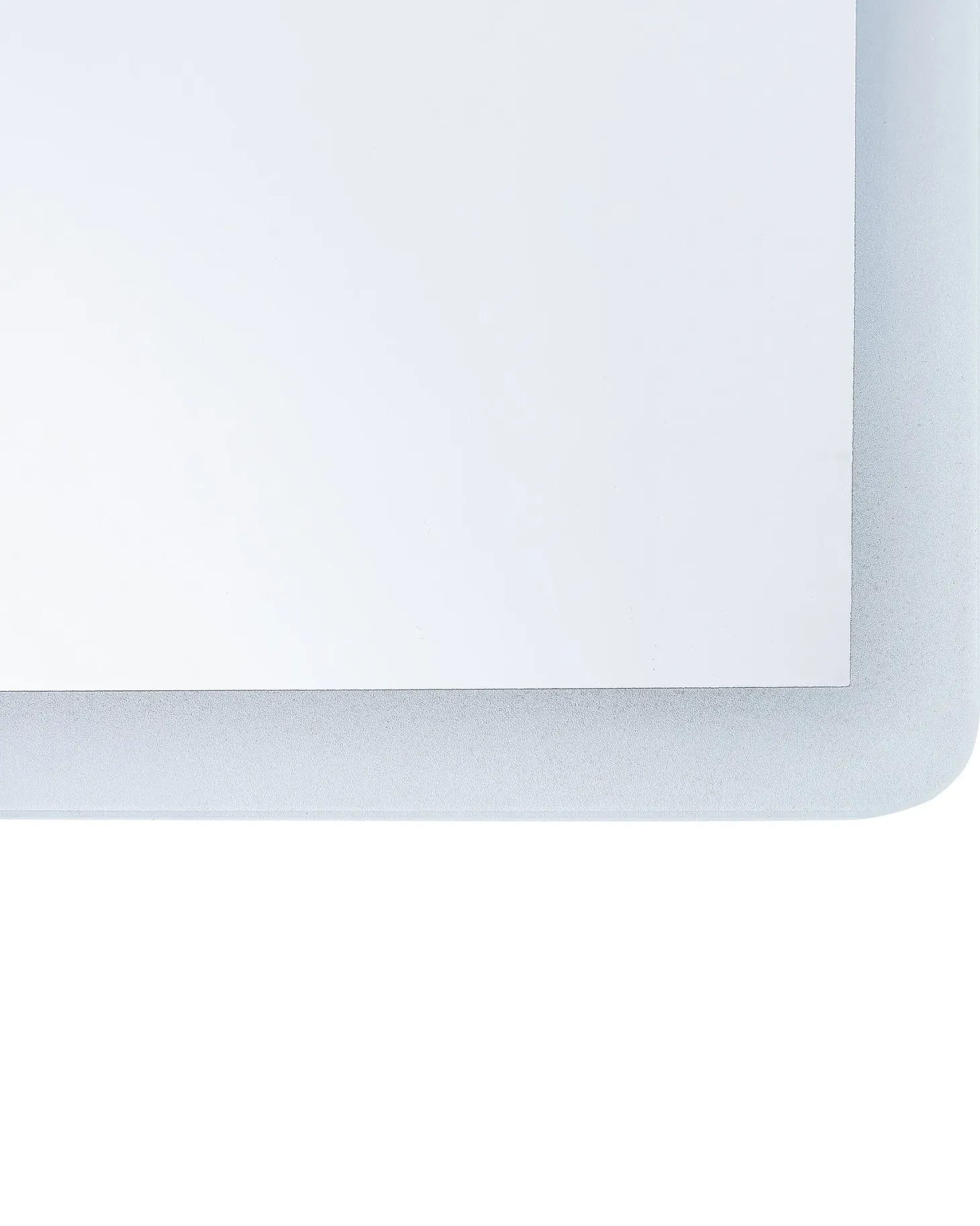 Lustro łazienkowe LED CORROY 80 cm 60 cm Srebrny
