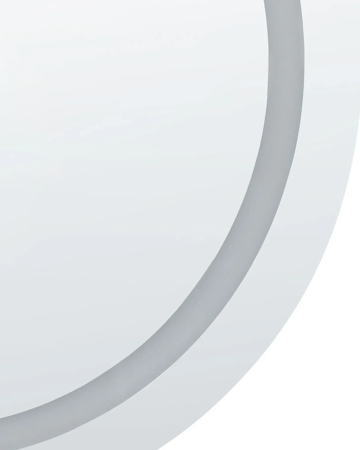 Lustro łazienkowe LED COURSEULLES 79 cm 79 cm Srebrny
