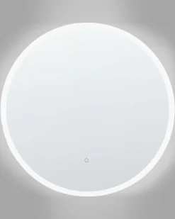 Lustro łazienkowe LED DEAUVILLE 79 cm 79 cm Srebrny