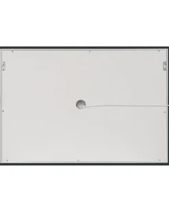 Lustro łazienkowe LED EYRE 80 cm 60 cm Srebrny