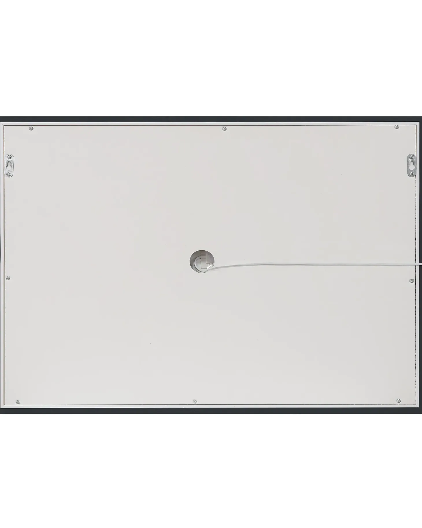 Lustro łazienkowe LED EYRE 80 cm 60 cm Srebrny