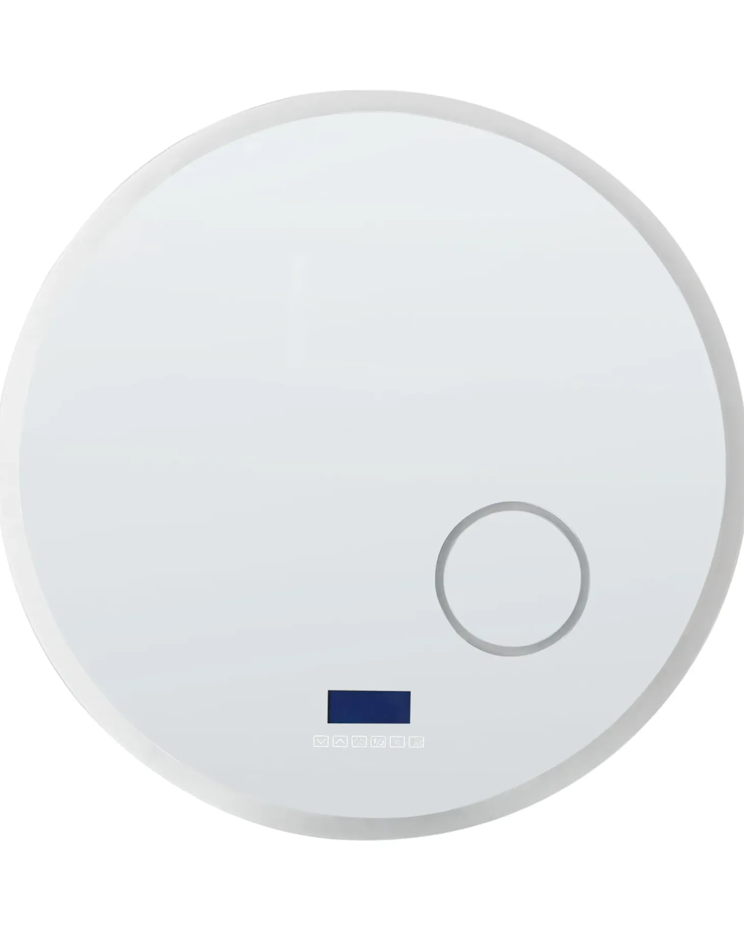 Lustro łazienkowe LED FIXIN 80 cm 80 cm Wbudowany głośnik Bluetooth Srebrny
