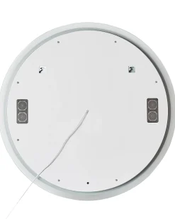 Lustro łazienkowe LED FIXIN 80 cm 80 cm Wbudowany głośnik Bluetooth Srebrny