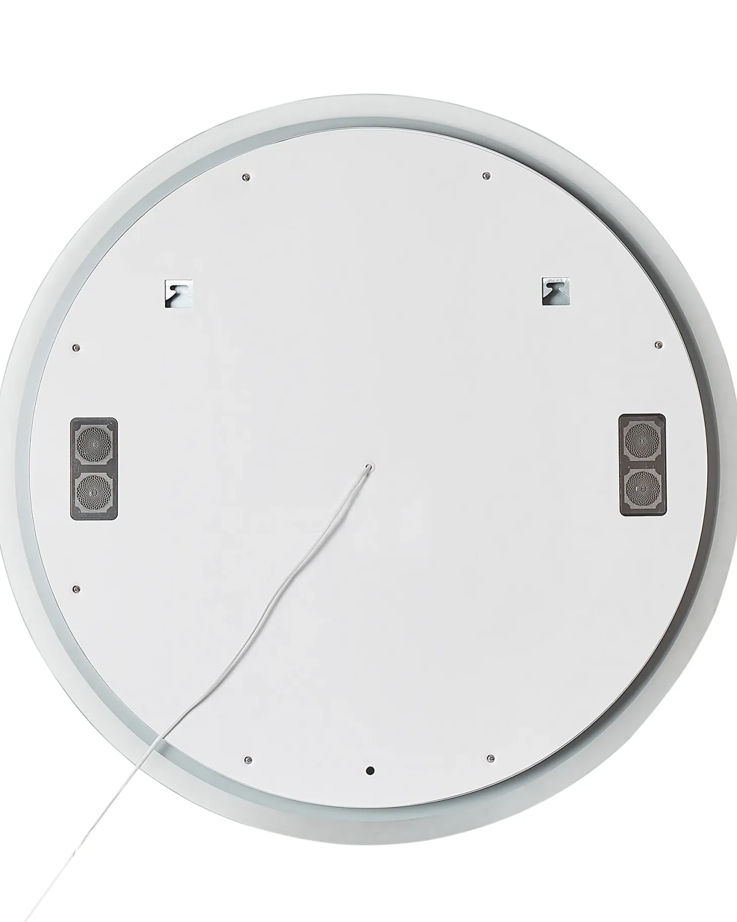 Lustro łazienkowe LED FIXIN 80 cm 80 cm Wbudowany głośnik Bluetooth Srebrny