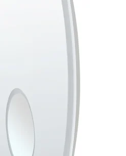 Lustro łazienkowe LED FIXIN 80 cm 80 cm Wbudowany głośnik Bluetooth Srebrny