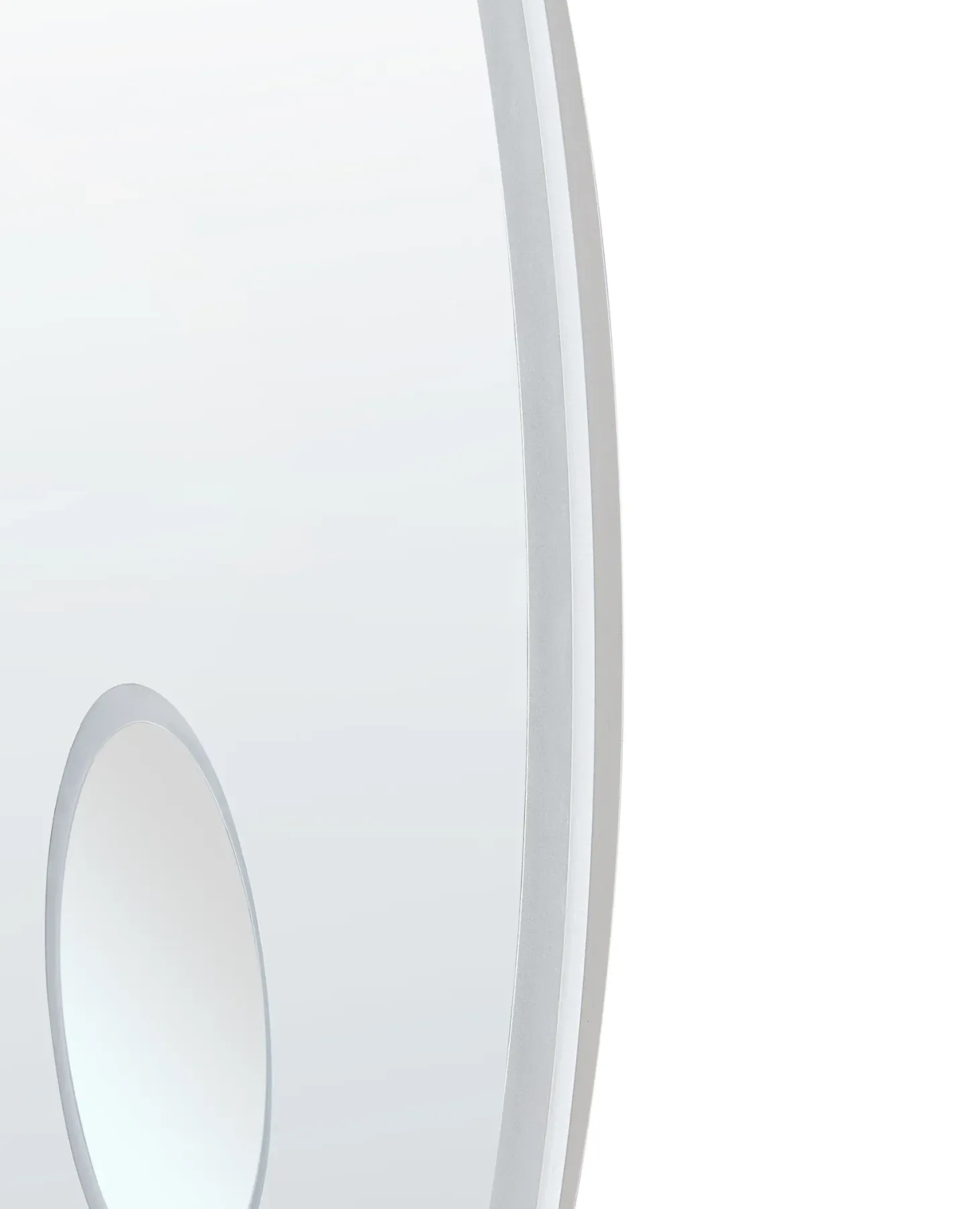 Lustro łazienkowe LED FIXIN 80 cm 80 cm Wbudowany głośnik Bluetooth Srebrny
