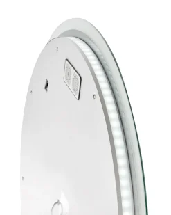 Lustro łazienkowe LED FIXIN 80 cm 80 cm Wbudowany głośnik Bluetooth Srebrny
