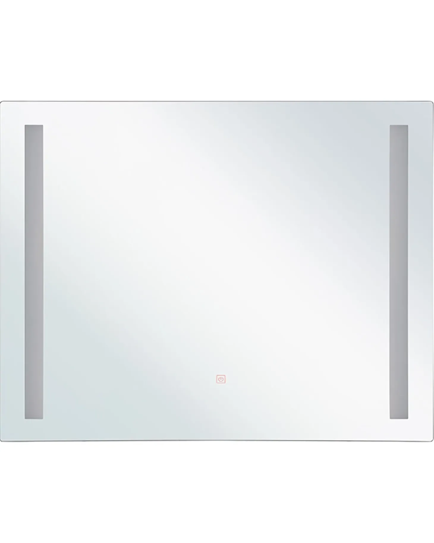 Lustro łazienkowe LED LIRAC 70 cm 60 cm Srebrny