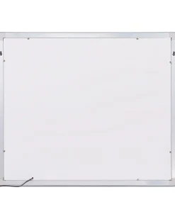 Lustro łazienkowe LED LIRAC 70 cm 60 cm Srebrny