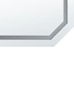 Lustro łazienkowe LED LOCMARIAQUER 120 cm 60 cm Srebrny