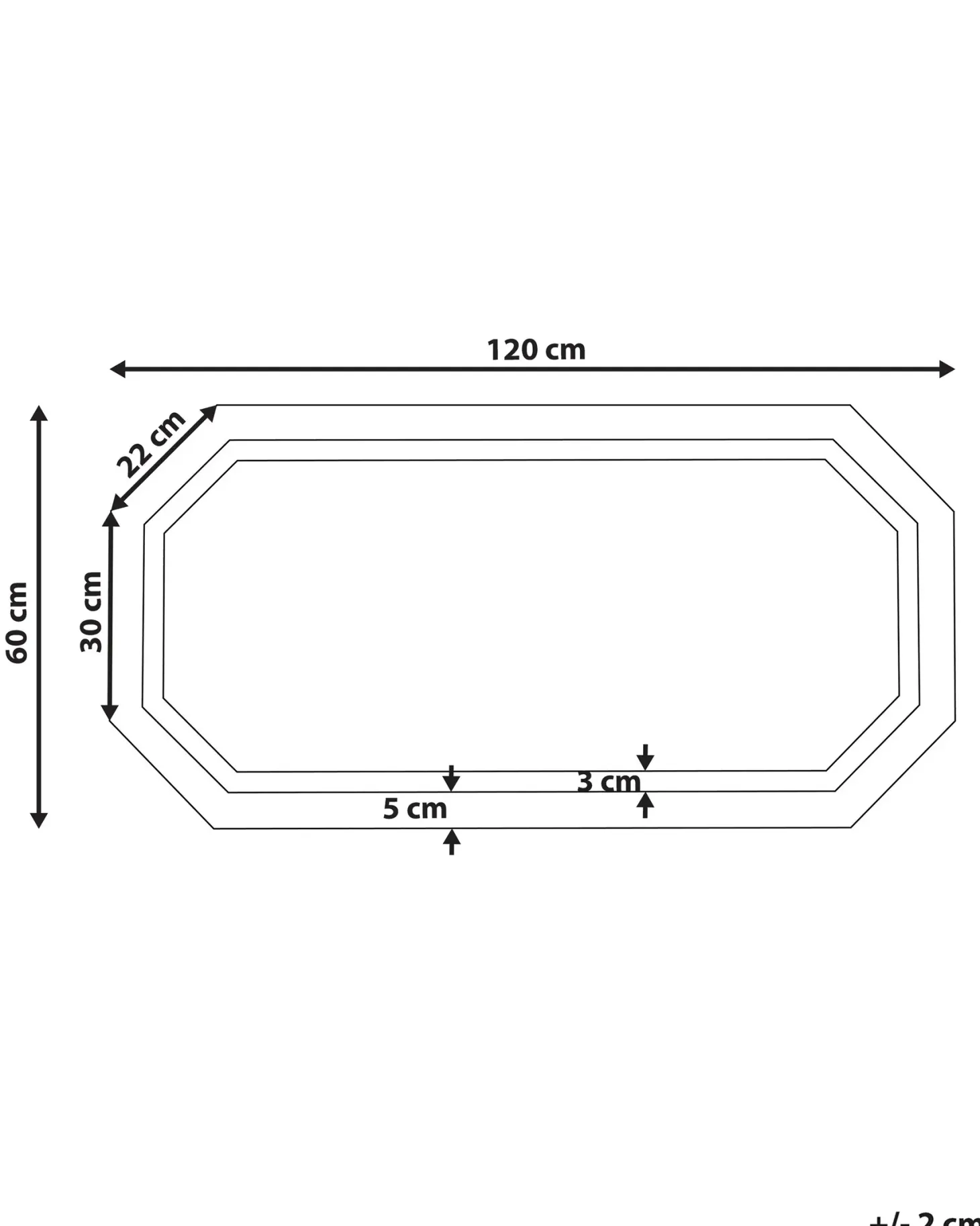 Lustro łazienkowe LED LOCMARIAQUER 120 cm 60 cm Srebrny