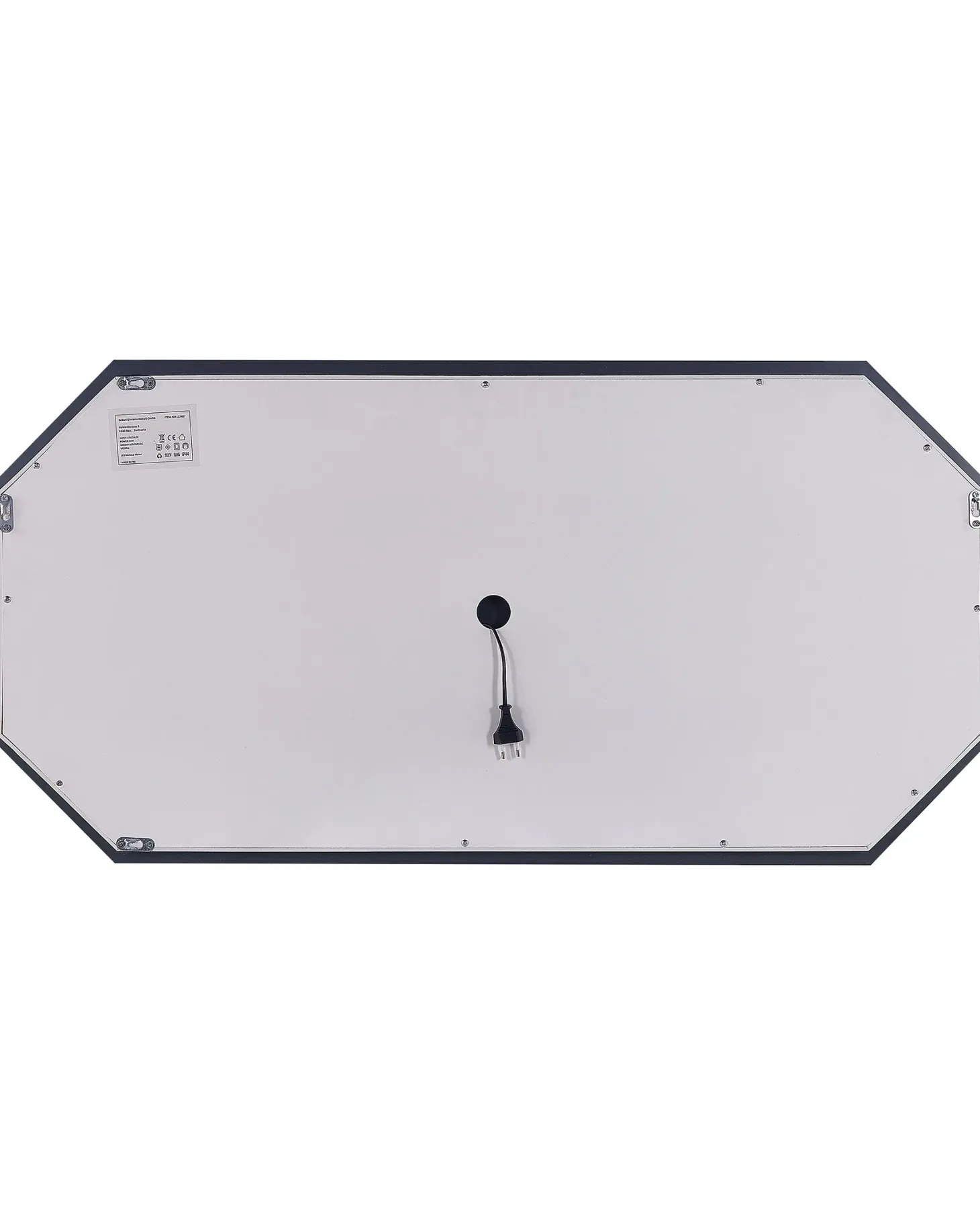 Lustro łazienkowe LED LOCMARIAQUER 120 cm 60 cm Srebrny