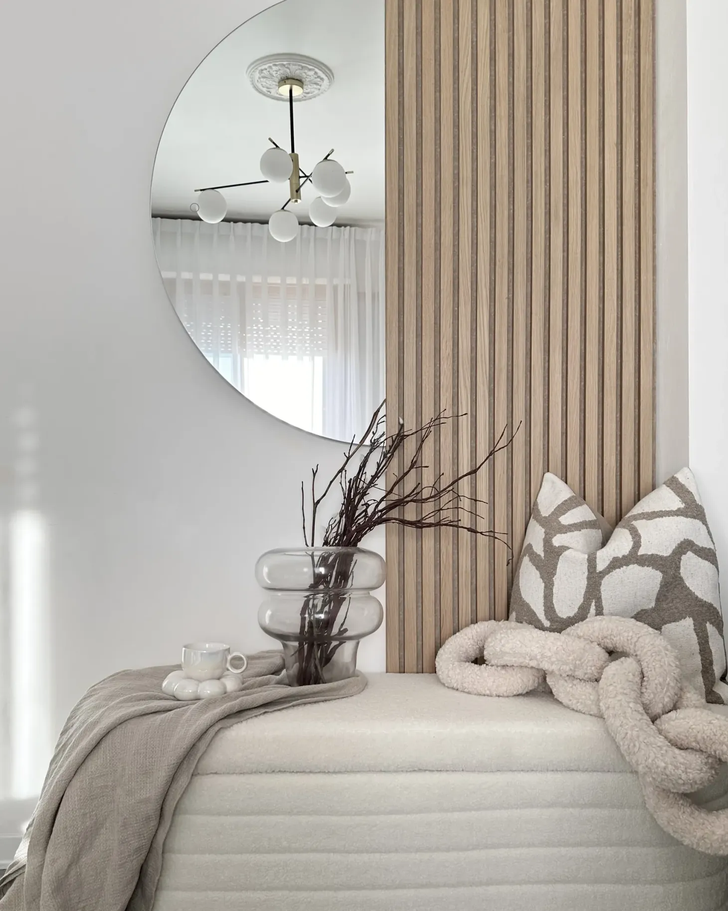 Lustro łazienkowe LED LOUE 50 cm 100 cm Srebrny