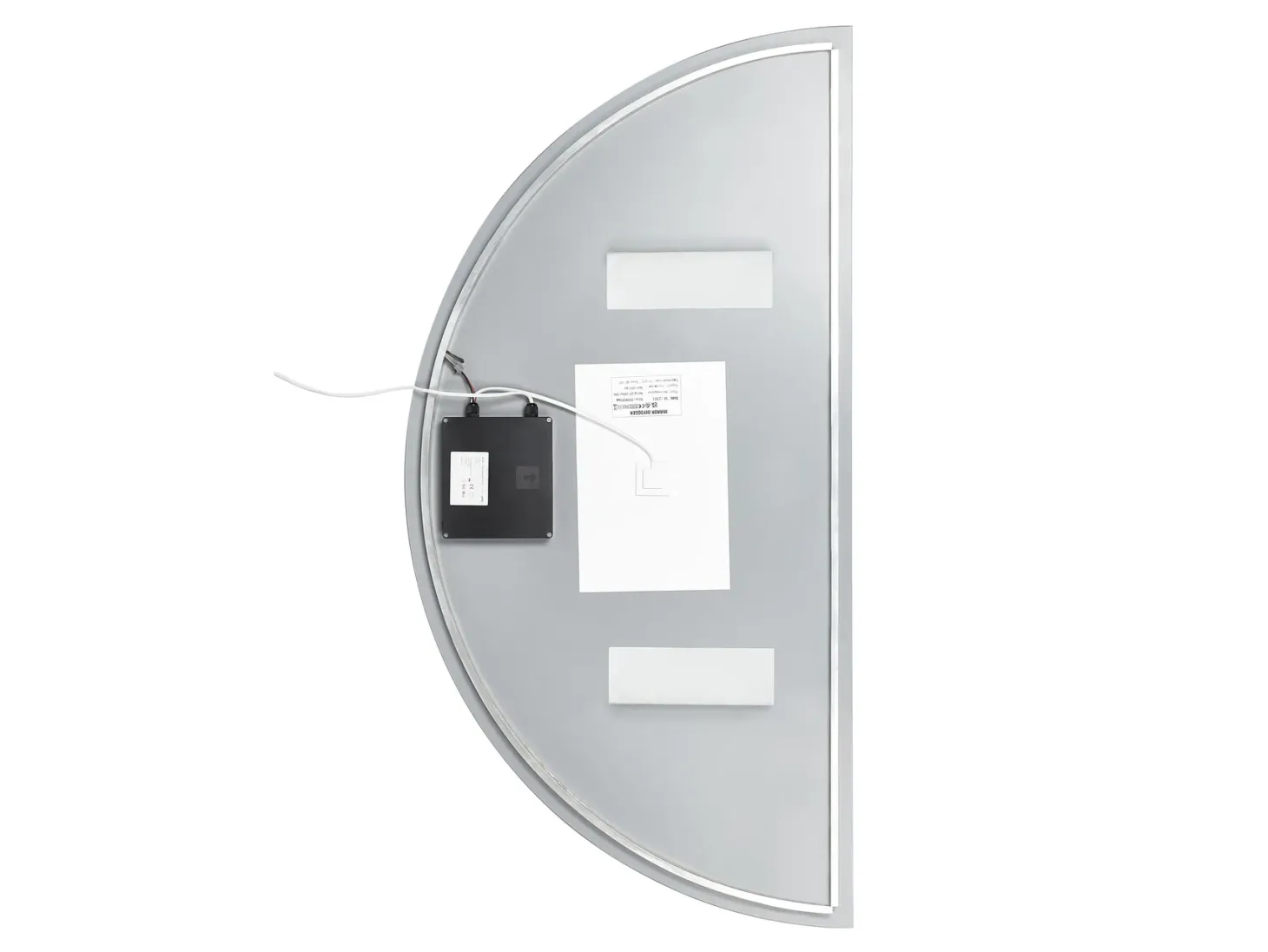 Lustro łazienkowe LED LOUE 50 cm 100 cm Srebrny