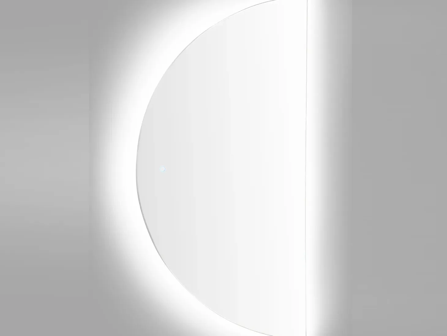 Lustro łazienkowe LED LOUE 60 cm 120 cm Srebrny
