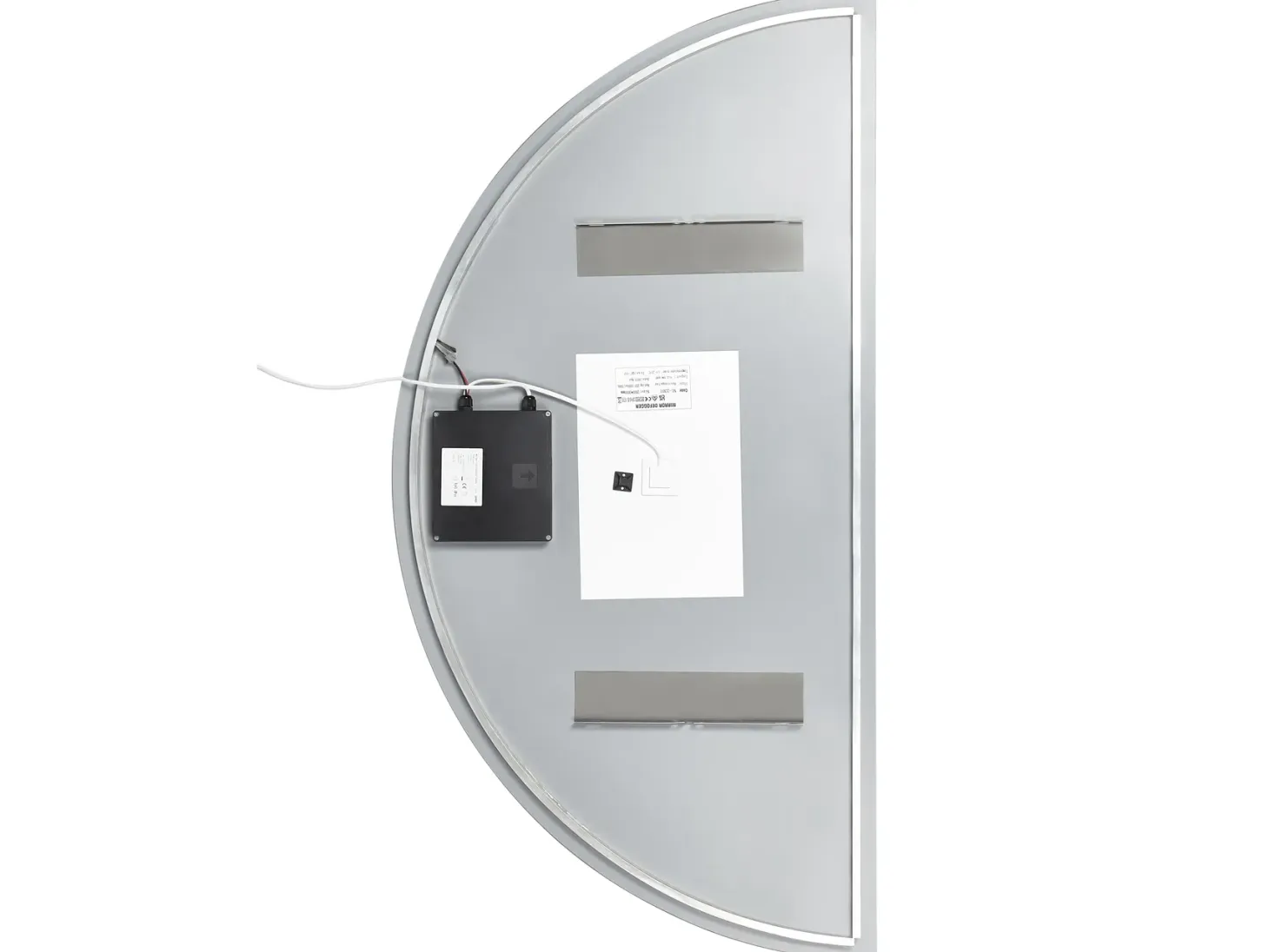 Lustro łazienkowe LED LOUE 60 cm 120 cm Srebrny