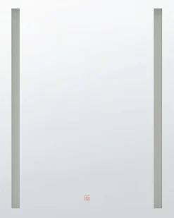 Lustro łazienkowe LED MARTINET 60 cm 80 cm Srebrny