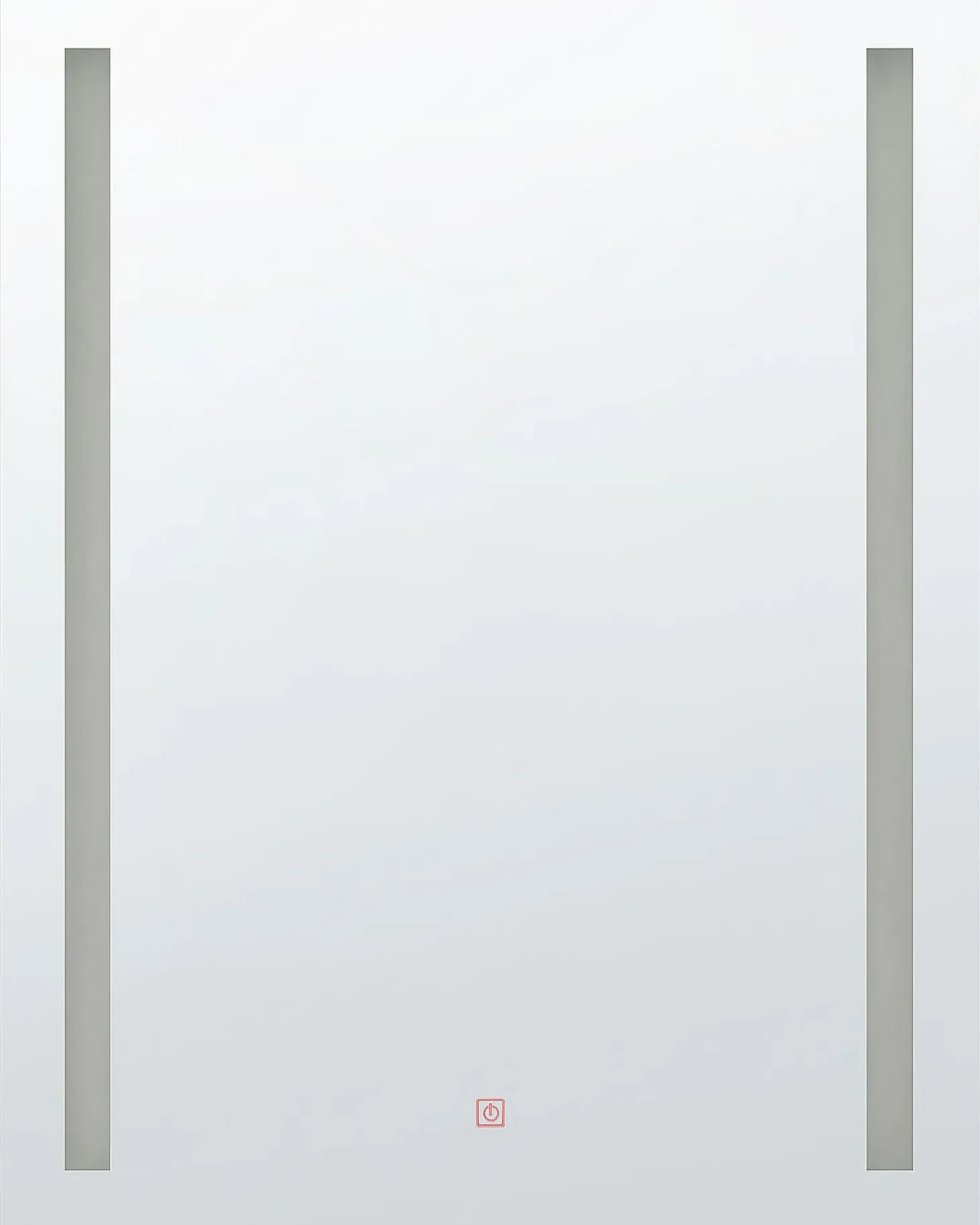 Lustro łazienkowe LED MARTINET 60 cm 80 cm Srebrny