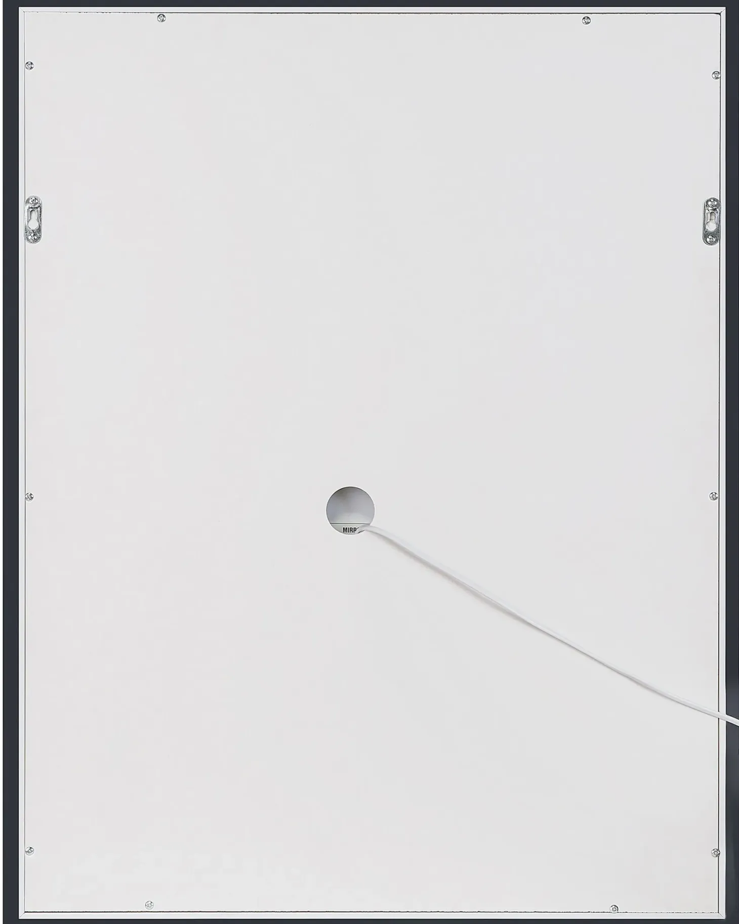 Lustro łazienkowe LED MARTINET 60 cm 80 cm Srebrny