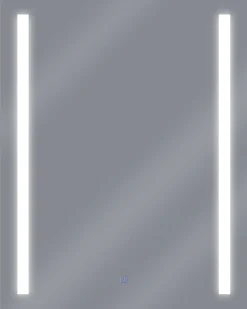 Lustro łazienkowe LED MARTINET 70 cm 90 cm Srebrny